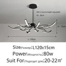 Axyaa LED Chandeliers for Modern Living Room, Bedroom, Study, and Kitchen Lighting