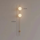 Axyaa Glass Wall Lamp - Nordic Modern Design, Minimalist Style for Bedroom and Living Room