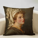 Axyaa Neoclassicism Napoleon Oil Painting Cushion Cover