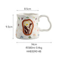 Axyaa High-end Ceramic Coffee Cup Set