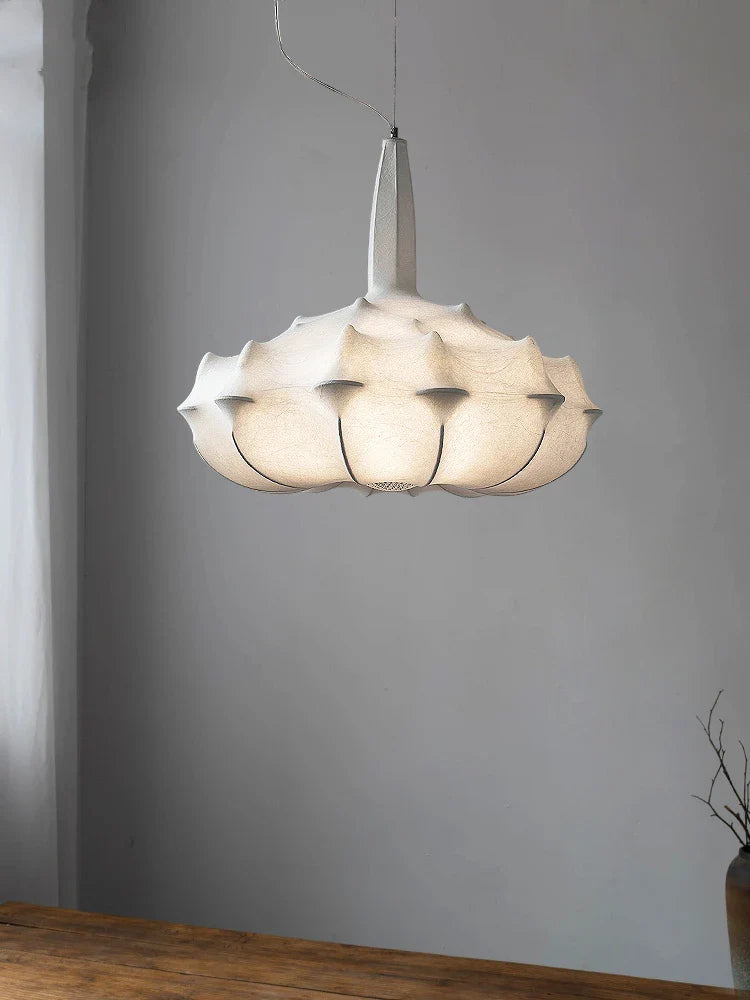Axyaa Wabi-Sabi Silk Chandelier Villa Homestay Japanese Bedroom Living Room Pendant Lights E27