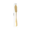 Axyaa Stainless Steel Butter Cake Spatula | Long Handle Cheese Spreader Kitchen Accessory