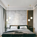 Axyaa Nordic Glass Chandelier LED Ceiling Light for Modern Living Room and Dining Area
