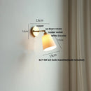 Axyaa Nordic Ceramic LED Wall Light with Pull Chain Switch