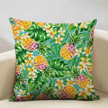Axyaa Tropical Fruit Cushion Covers for Camper Decor and Dining Chair Pillowcase