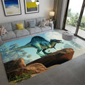 Axyaa Dinosaur Fossil 3D Floor Mat: Premium Design for Living Room & Children's Bedroom
