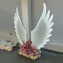 Axyaa Luminescent Angel Wings Lamp: Modern Fairy Wings for Party Stage