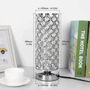 Axyaa Luxury Crystal Table Lamp Touch Dimmable USB Charging Eye Protection