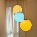 Axyaa Nordic Lollipop Glass Pendant Chandelier LED Light for Dining Bedroom Restaurant