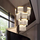 Axyaa Modern Chandelier Pendant Light for Living Room Staircase Lighting