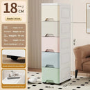 Axyaa Slim Utility Bin: PP Kitchen & Bathroom Organizer for Efficient Storage