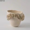 Axyaa Ceramic Vase Ornament Flower Arrangement Hydroponic Flower Vessel