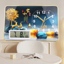 Axyaa Perpetual Calendar Desktop Clock Silent Home Office Ornament