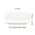 Axyaa Ceramic Sushi Plate Set - Stylish Tableware for Sashimi, Dim Sum, and Barbecue