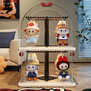 Axyaa Building Block Figures Display Stand Acrylic Showcase Cabinet Organize
