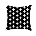 Axyaa Plaid Geometric Wave Stripe Checkerboard Print Throw Pillow Case