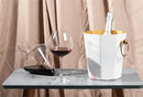 Axya Silver Gold Deer Head Champagne Ice Bucket Beer Chiller Bucket