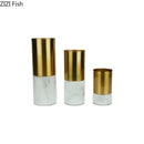 Axyaa Imitation Marble Gold Metal Vase & Artificial Flowers Decor - Desk Decoration Craft