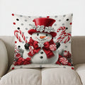 Axyaa Christmas Candy Canes & Gift Pillow Cover - Sofa, Bedroom, Car - Home Decor