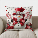 Axyaa Christmas Candy Canes & Gift Pillow Cover - Sofa, Bedroom, Car - Home Decor