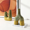 Axyaa Abstract Kiln-changing Vase Handicraft Floral Arrangement Ceramic Home Decoration