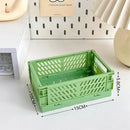 Axyaa Ins Folding Storage Rack Box | Portable Organizer for Desktop, Food, Toys & Stationery