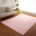 Axyaa Grey Floor Mat Thick Living Room Bedroom Carpet Children's Room Non-Slip Rug