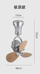 Axyaa 16 Inch Mini Dual Purpose Ceiling Fan for Living Room and Bar