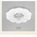 Axyaa Modern Minimalist Fan Lights: Cream Wind Intelligent Ceiling Lighting