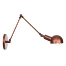 Axyaa Industrial Iron Long Arm LED Wall Sconce - E27 Socket