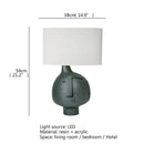 Axyaa Postmodern Table Lamp LED Abstract Artistic Decor for Home Living Room.
