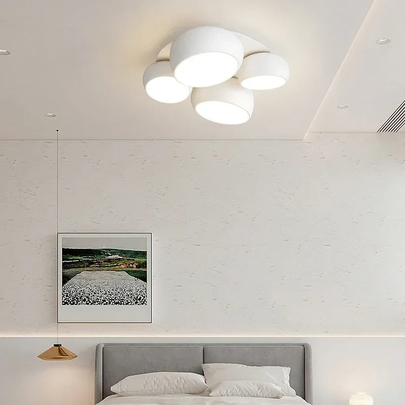 Axya LED Ceiling Chandelier: Modern Interior Light for Living Room, Bedroom, Dining Area