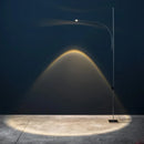 Axyaa Nordic Arc Halo Floor Lamp - LED Living Room Decor