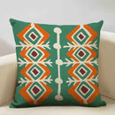Axyaa Ethnic Style Linen Cushion Cover 45x45cm for Home Sofa Car Decoration