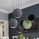 Axyaa Moon Crescent LED Chandelier for Dining Room and Kitchen Island