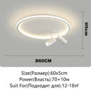 Axyaa LED Ceiling Light: Modern Spotlight Chandelier for Home Lighting in Living Room