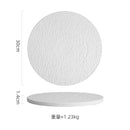 Axyaa Matte Ceramic Sushi Dessert Steak Pasta Plate Set