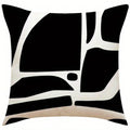 Geometric Line Pillowcase: Modern Nordic Style Home Decor by Axyaa