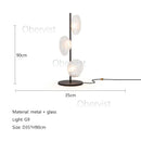 Axyaa Modern LED Glass Floor Lamp for Living Room Hotel Home Decor