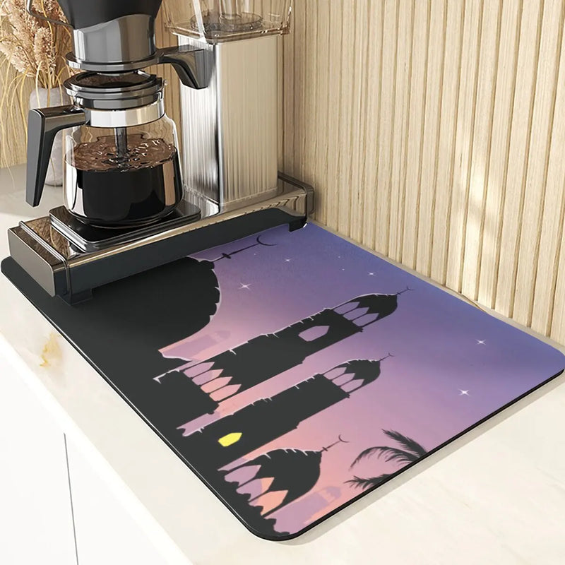 Axyaa Silicone Placemat Dish Table Mats Architecture Printing