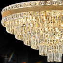 Crystal Living Room Chandelier by Axyaa | Luxury Pendant Light for Dining Room & Ceiling