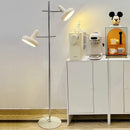 Axyaa Cream Style Floor Lamp: Modern & Simple LED Light for Living Room & Bedroom