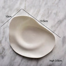 Axyaa White Ceramic Sushi Dessert Plate Set for Molecular Cuisine