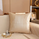 Axyaa Geometric Jacquard Square Cushion Cover 45x45 Polyester Throw Pillowcase