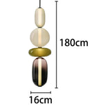 Axyaa Glass Floor Lamp Living Room Bedroom Lollipop Headboard INS Desk Lamp Sofa Ambient Light