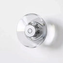 Axyaa Crystal LED Wall Sconce Round Mirror Light for Bedroom Living Room