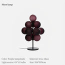 Axyaa Contemporary Grape Chandelier: Glass Ball Pendant Lamp for Living Room, Bedroom, and More