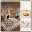 Axyaa Soft Carpet Large Area Rug, Retro Style Living Room Décor, Washable & Anti-slip