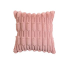 Axyaa Soft Plush Cushion Cover in Pink Ivory for Cozy Home Decor