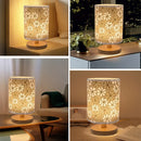 Axyaa LED Solid Wood USB Lamp for Desktop, Bedroom, Hotel - Creative Retro Design